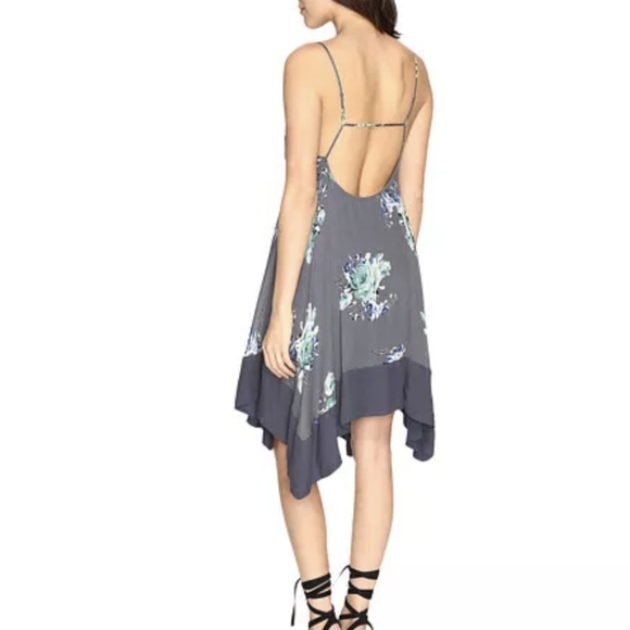 Free People Faded Bloom Mini Slip Dress Women's XS - Picture 2 of 11
